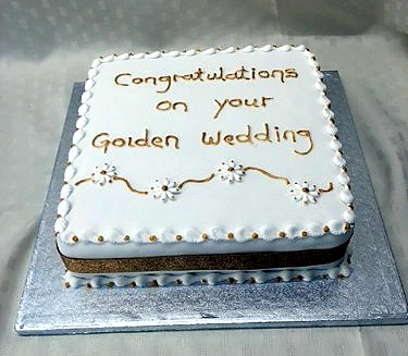 A celebration cake made at Heils Bakery